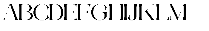 Galdertine Charetam Semi Serif Galdertine Charetam SM S Semi Bold Extra Expanded Font UPPERCASE