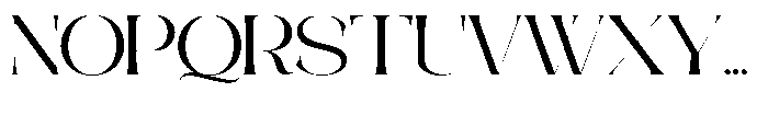 Galdertine Charetam Semi Serif Galdertine Charetam SM S Semi Bold Extra Expanded Font UPPERCASE