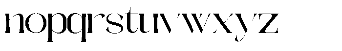 Galdertine Charetam Semi Serif Galdertine Charetam SM S Semi Bold Extra Expanded Font LOWERCASE