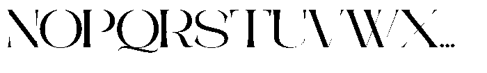 Galdertine Charetam Semi Serif Galdertine Charetam SM S Semi Bold Ultra Expanded Font UPPERCASE