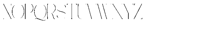 Galdertine Charetam Semi Serif Galdertine Charetam SM S Thin Condensed Font UPPERCASE