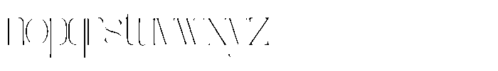Galdertine Charetam Semi Serif Galdertine Charetam SM S Thin Condensed Font LOWERCASE