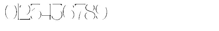 Galdertine Charetam Semi Serif Galdertine Charetam SM S Thin Extra Condensed Font OTHER CHARS