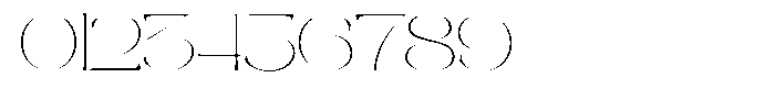 Galdertine Charetam Semi Serif Galdertine Charetam SM S Thin Extra Expanded Font OTHER CHARS