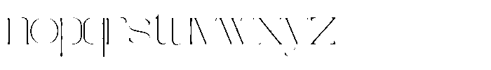 Galdertine Charetam Semi Serif Galdertine Charetam SM S Thin Extra Expanded Font LOWERCASE