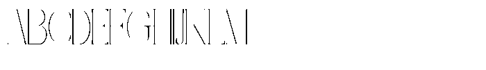 Galdertine Charetam Semi Serif Galdertine Charetam SM S Thin Ultra Condensed Font UPPERCASE