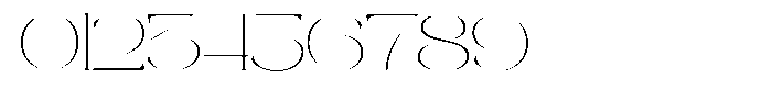 Galdertine Charetam Semi Serif Galdertine Charetam SM S Thin Ultra Expanded Font OTHER CHARS