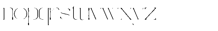 Galdertine Charetam Semi Serif Galdertine Charetam SM S Thin Ultra Expanded Font LOWERCASE