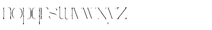 Galdertine Charetam Semi Serif Galdertine Charetam SM S Thin Font LOWERCASE