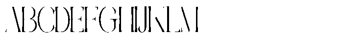 Galdertine Charetam Semi Serif Galdertine Charetam SM S Ultra Condensed Font UPPERCASE