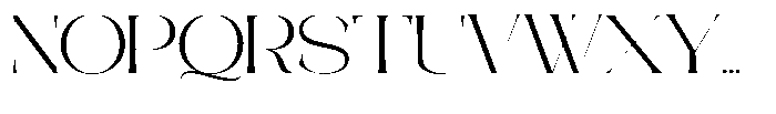Galdertine Charetam Semi Serif Galdertine Charetam SM S Ultra Expanded Font UPPERCASE