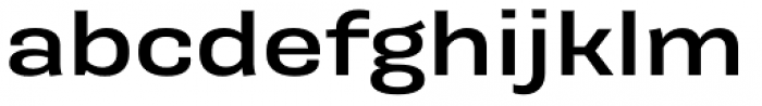 Galeana Extended Bold Font LOWERCASE
