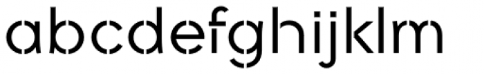 Galeb Stencil Regular Font LOWERCASE