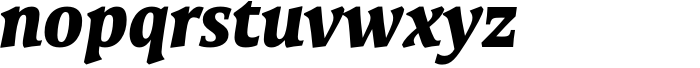Galena Pro Condensed Bold Italic Font LOWERCASE