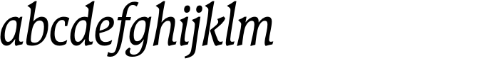 Galena Pro Condensed Regular Italic FONT