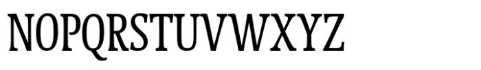 Galena Pro Condensed Regular Font UPPERCASE