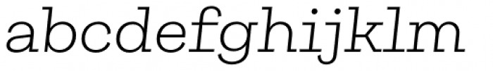 Galeria Light Italic Font LOWERCASE