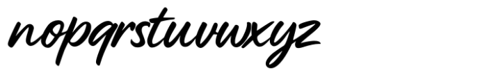 Galery Handwriting Script Font LOWERCASE