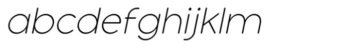 Galey Rounded Extra Light Italic FONT