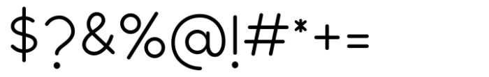 Galey Rounded Regular Font OTHER CHARS