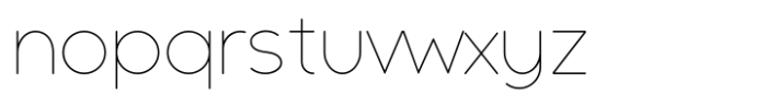 Galey Rounded Thin Font LOWERCASE