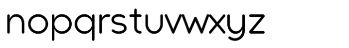Galey Rounded Variable Font LOWERCASE