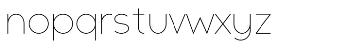 Galey Thin Font LOWERCASE