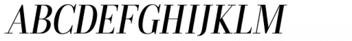 Galiano Serif Italic Font UPPERCASE