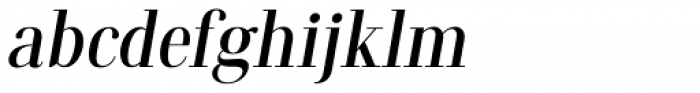 Galiano Serif Italic Font LOWERCASE