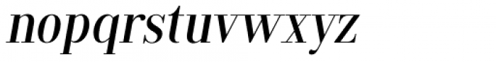 Galiano Serif Italic Font LOWERCASE