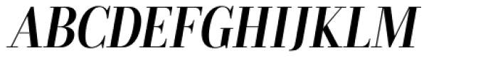 Galiano Serif Medium Italic Font UPPERCASE