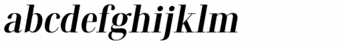 Galiano Serif Medium Italic Font LOWERCASE