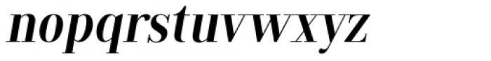 Galiano Serif Medium Italic Font LOWERCASE
