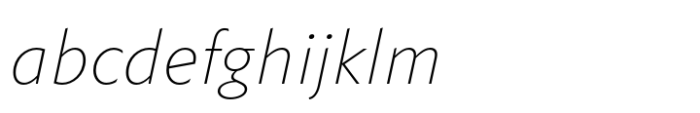 Galice Thin Italic FONT