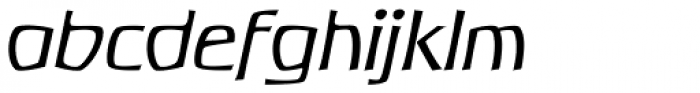 Galicia Light Italic Font LOWERCASE