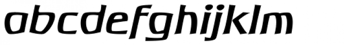 Galicia Medium Italic Font LOWERCASE