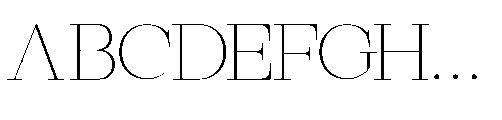 Galiken Regular Font UPPERCASE