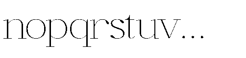 Galiken Regular Font LOWERCASE