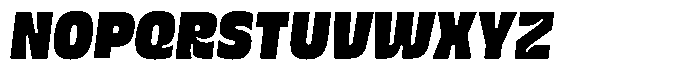 Galilea Sans Black Italic Font UPPERCASE