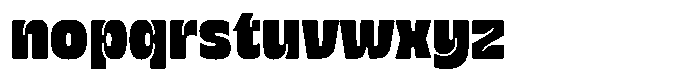 Galilea Sans Black Font LOWERCASE