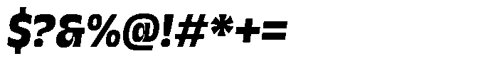 Galilea Sans Bold Italic Font OTHER CHARS