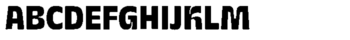 Galilea Sans Bold Font UPPERCASE
