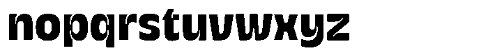 Galilea Sans Bold Font LOWERCASE