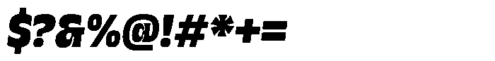 Galilea Sans Extra Bold Italic Font OTHER CHARS
