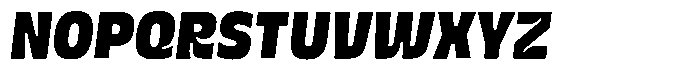 Galilea Sans Extra Bold Italic Font UPPERCASE