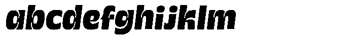 Galilea Sans Extra Bold Italic FONT