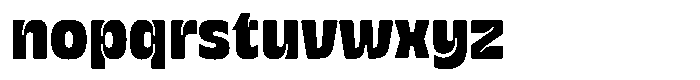Galilea Sans Extra Bold Font LOWERCASE
