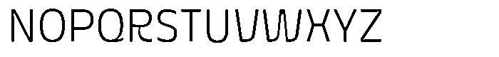 Galilea Sans Extra Light Font UPPERCASE