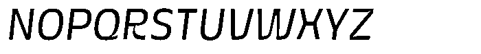 Galilea Sans Light Italic Font UPPERCASE