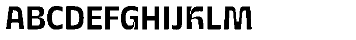 Galilea Sans Medium Font UPPERCASE